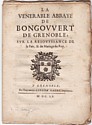 La vénérable Abbaye de Bongouvert : titre