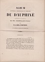 Album historique du Dauphiné : prospectus