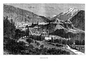 Alpes du Dauphiné, Debriges : gravure : Briançon