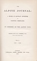 Alpine Journal, 1863-1870 : titre