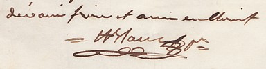 Signature pasteur André Blanc