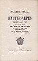 Annuaire des Hautes-Alpes, 1869 : titre