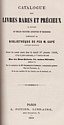 Catalogue de la bibliothque d'un amateur dauphinois, 1867 : titre