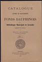 Catalogue du fonds dauphinois : titre