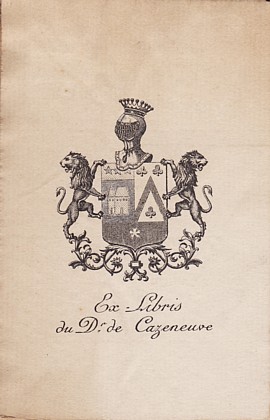 Docteur de Cazeneuve : ex-libris