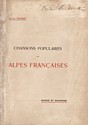 Chansons des Alpes françaises, Tiersot : couverture