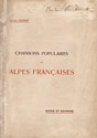 Chansons des Alpes françaises, Tiersot : couverture