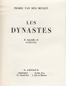 Les Dynastes, Pierre Van der Meulen, Samivel : titre