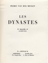 Les Dynastes, Pierre Van der Meulen, Samivel : titre