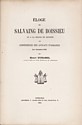 Eloge de Salvaing de Boissieu : titre