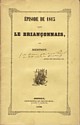 Episode de 1815 dans le Briançonnais : couverture