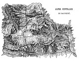 Escalades dans les Alpes, E. Whymper : carte