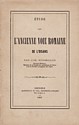 Etude sur l'ancienne voie romaine de l'Oisans, Docteur Joseph-Hyacinthe Roussillon : couverture