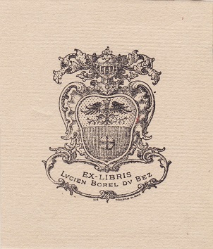 Lucien Borel du Bez : ex-libris