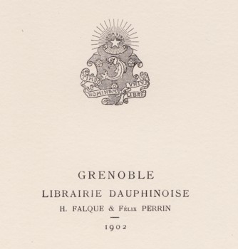 F&eacute;lix Perrin : Librairie Dauphinoise