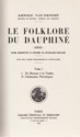 Le folklore du Dauphiné : titre I