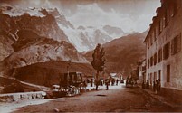 Grenoble considéré comme centre d'excursions alpestres : La Meije, photo ancienne