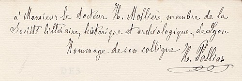 Signature Honoré Pallias