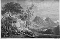 Illustrations of the Passes of the Alps, Brockedon : Briançon