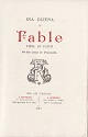 Ina dizena de fable viria en patoy, Albert Ravanat : titre
