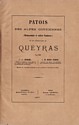 Patois des Alpes cottiennes (Briançonnais et vallées vaudoises) et en particulier du Queyras, Jean-Armand Chabrand, Albert de Rochas d'Aiglun : couverture