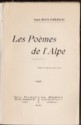 Poemes de l'Alpe, Emile Roux-Parassac : titre