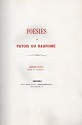 Posies en patois du Dauphin : titre