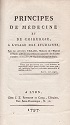 Principes de médecine et de chirurgie, Dominique Villars : titre
