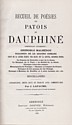 Recueil de poésies en patois du Dauphiné, Jean Lapaume : titre