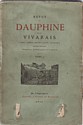 Revue du Dauphiné et du Vivarais : première couverture