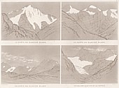Planche V Outlines sketches of High Alps of Dauphiné