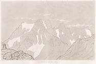 Planche VI Outlines sketches of High Alps of Dauphiné