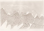 Planche XI Outlines sketches of High Alps of Dauphiné