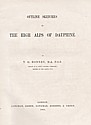 Titre Outline Sketches in The High Alps of Dauphiné