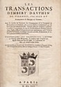 Transactions du Briançonnais, 1641 : titre
