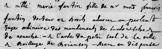 Transactions du Briançonnais, 1645