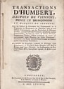 Transactions du Briançonnais, 1788 : titre