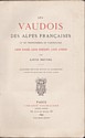 Les Vaudois des Alpes françaises et de Freissinières : titre